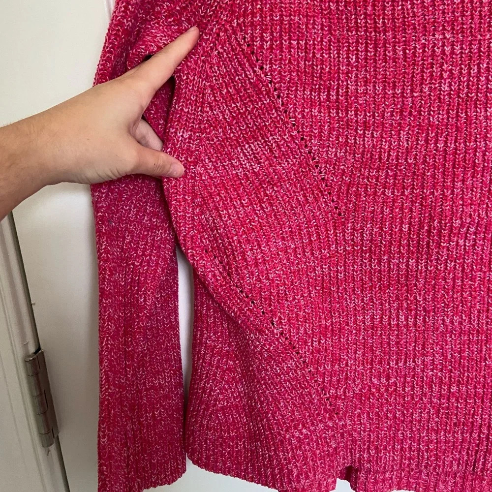 NWOT‎ | Style & Co women’s bright pink scoop neck knit sweater — XXL - Picture 3 of 7